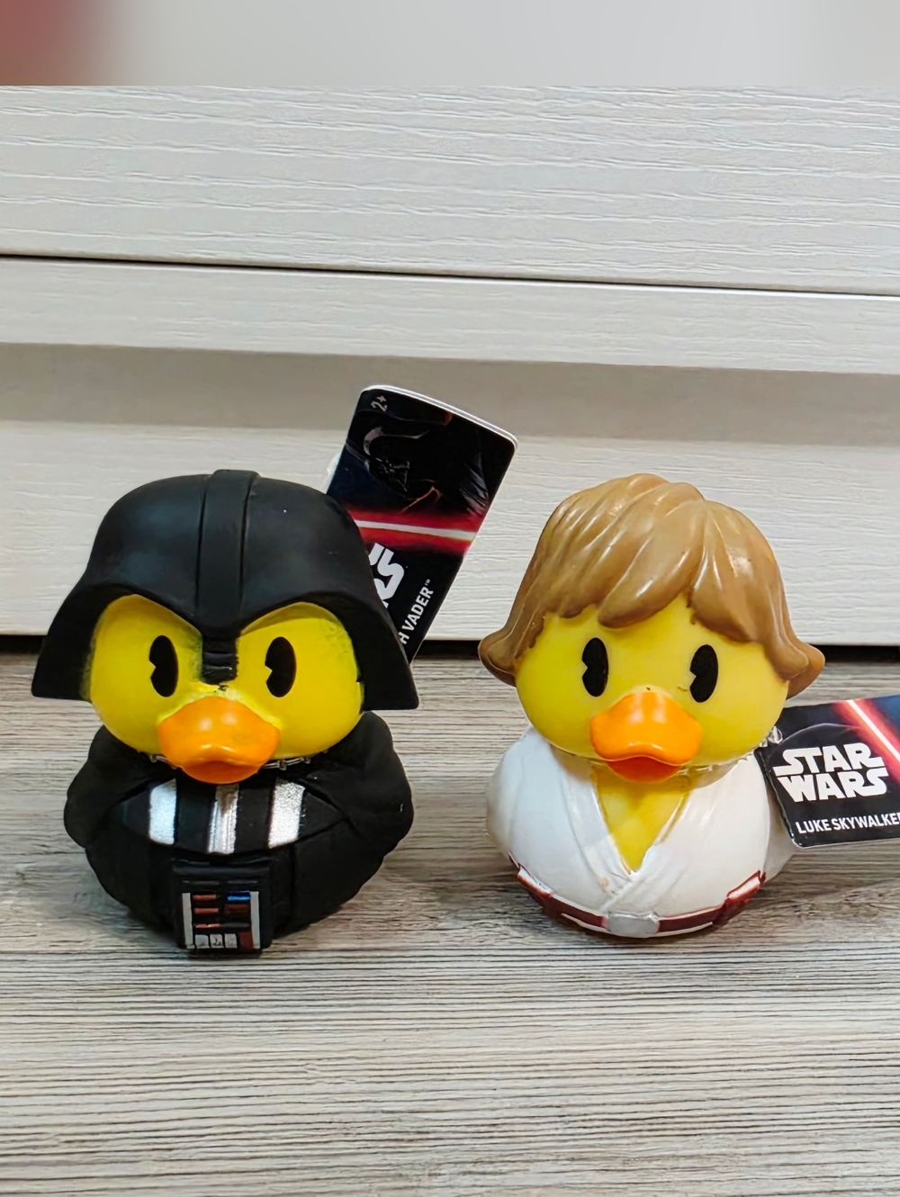Star Wars Darth Vader And Luke Skywalker Rubber Duck Set
